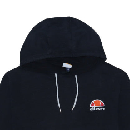 Ellesse Mens Black Pullover Hoodie XL Fleece Logo Hooded Sweatshirt