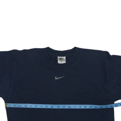 Nike Men's Blue Crew Neck Short Sleeve Cotton Sports T-Shirt M