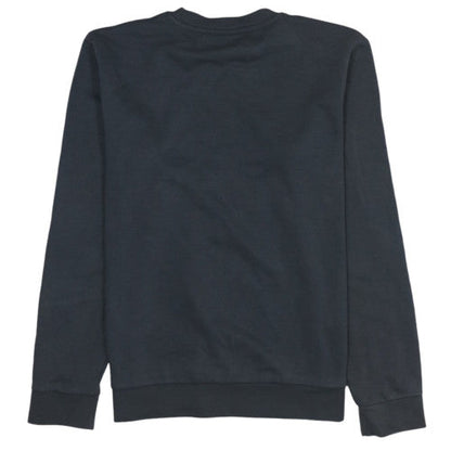 Kappa Men's Black Large Crew Neck Fleece Logo Sweatshirt