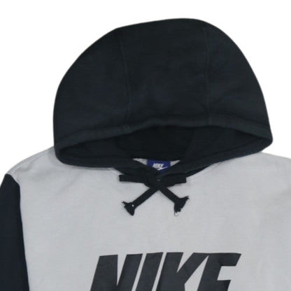 Nike Men's Grey Pullover Hoodie L Fleece Graphic Sportswear