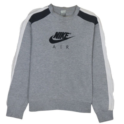 Nike Air Men's Grey Crew Neck Pullover Sweatshirt Size M