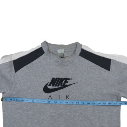 Nike Air Men's Grey Crew Neck Pullover Sweatshirt Size M