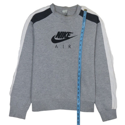 Nike Air Men's Grey Crew Neck Pullover Sweatshirt Size M