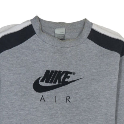Nike Air Men's Grey Crew Neck Pullover Sweatshirt Size M