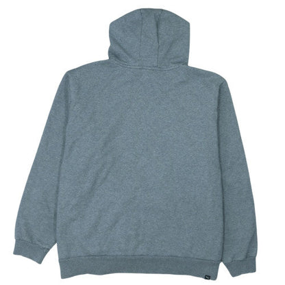 Puma Men's Grey 3XL Pullover Hoodie with Logo and Kangaroo Pocket