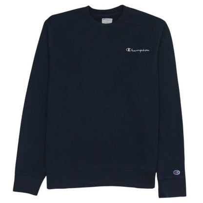 Champion Men's Black Crew Neck Pullover Sweatshirt L