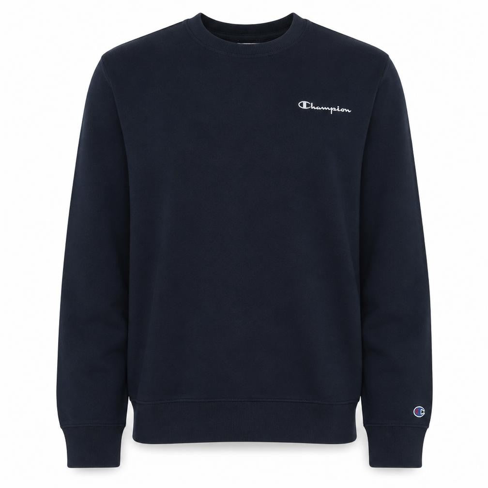 Champion Men's Black Crew Neck Pullover Sweatshirt L