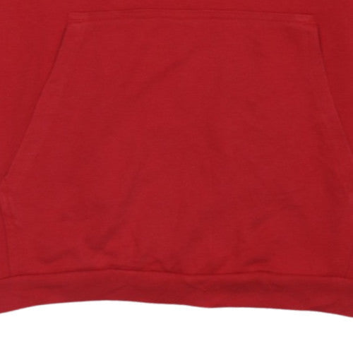 Kappa Men's Red Pullover Hoodie XL Rugby Logo Sportswear