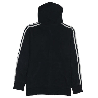 Adidas Men's Black Full Zip Hoodie L Sports Basketball Style
