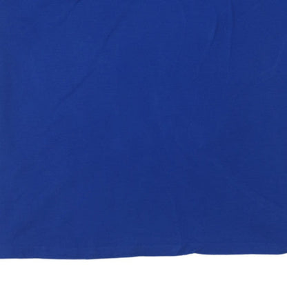 Tommy Hilfiger Men's Blue 2XL Cotton Crew Neck Graphic T-Shirt