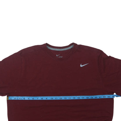 Nike Men's Red Dri-FIT 2XL Short Sleeve Crew Neck T-Shirt