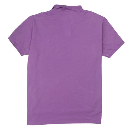 Ralph Lauren Men's Purple Cotton Polo Shirt XL Slim Fit Classic