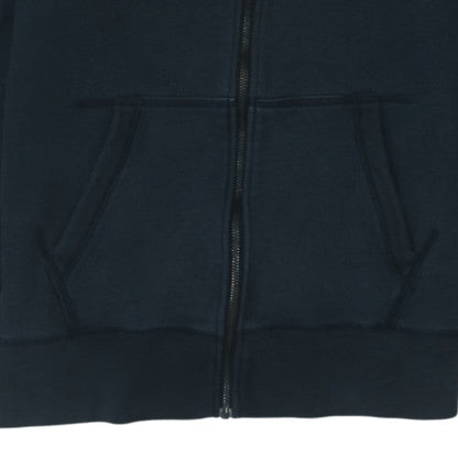 Nike Mens Black Full Zip Hoodie Sweatshirt Size M Regular Fit