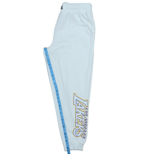 NBA Los Angeles Lakers Mens White Jogger Sweatpants Size L