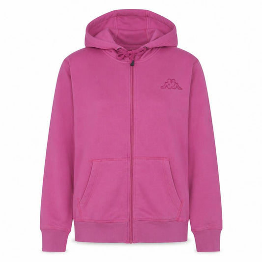 Kappa Womens Pink Full Zip Hoodie Size 2XL Cotton Blend Casual