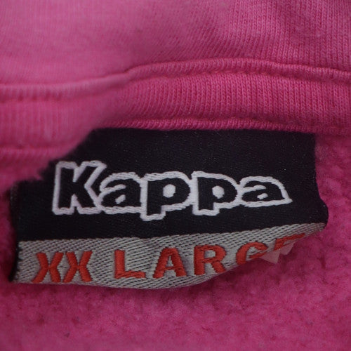 Kappa Womens Pink Full Zip Hoodie Size 2XL Cotton Blend Casual