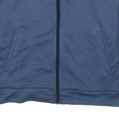 Adidas Men's Blue Full Zip Hooded Track Jacket Size L