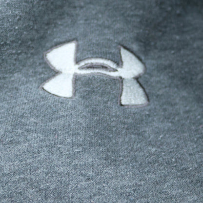 Under Armour Mens Grey Full Zip Hoodie Size L Sports Fleece