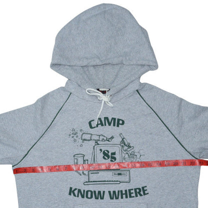 Levi's Men's Grey Pullover Hoodie with Camp Know Where Graphic Size M
