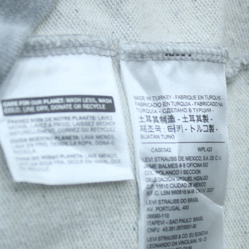 Levi's Men's Grey Pullover Hoodie with Camp Know Where Graphic Size M