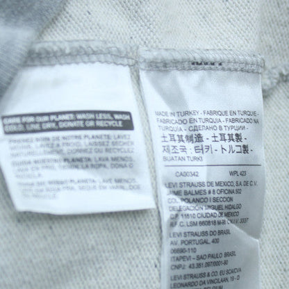 Levi's Men's Grey Pullover Hoodie with Camp Know Where Graphic Size M