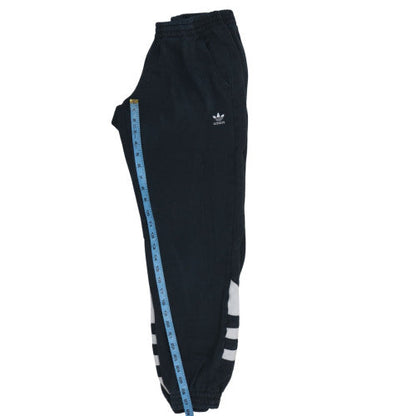 Adidas Men’s Black Regular Fit Jogger Trousers Size M Fleece Sportswear