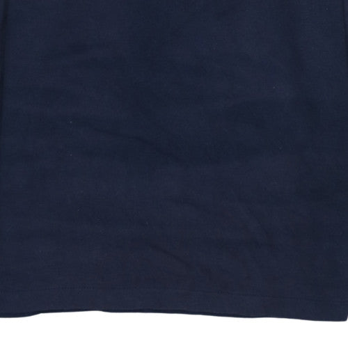 Ralph Lauren Men's Blue Long Sleeve Rugby Polo Shirt Size S