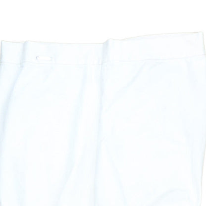 Ralph Lauren Womens White Slim Twill Stretch Trousers M