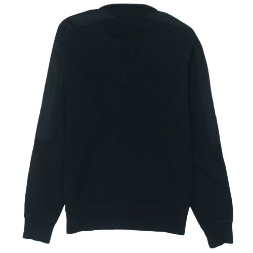 Calvin Klein Jeans Men's Black S 1/4 Zip Sweatshirt Regular Fit