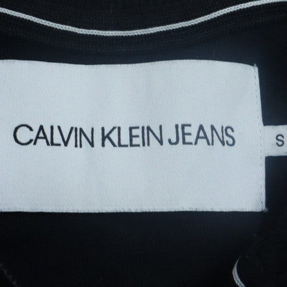 Calvin Klein Jeans Men's Black S 1/4 Zip Sweatshirt Regular Fit