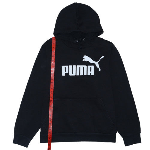 Puma Men’s Black XL Pullover Hoodie Regular Fit Fleece Sportswear
