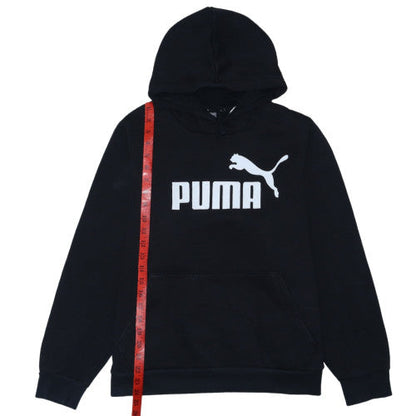 Puma Men’s Black XL Pullover Hoodie Regular Fit Fleece Sportswear