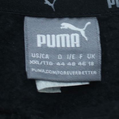 Puma Men’s Black XL Pullover Hoodie Regular Fit Fleece Sportswear