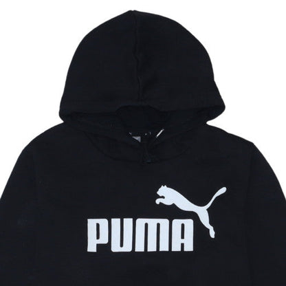 Puma Men’s Black XL Pullover Hoodie Regular Fit Fleece Sportswear