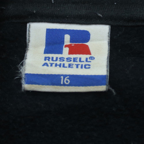 Russell Athletic Women's Black Size 16 Pullover Hoodie Sweatshirt