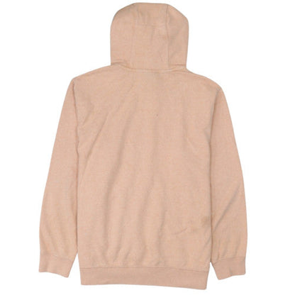 Nike Men's Beige Pullover Hoodie L Fleece Cotton Blend
