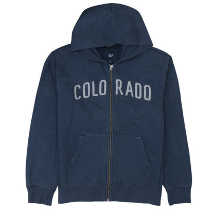 GAP Men's Blue Colorado Full Zip Hoodie Size L