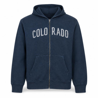 GAP Men's Blue Colorado Full Zip Hoodie Size L