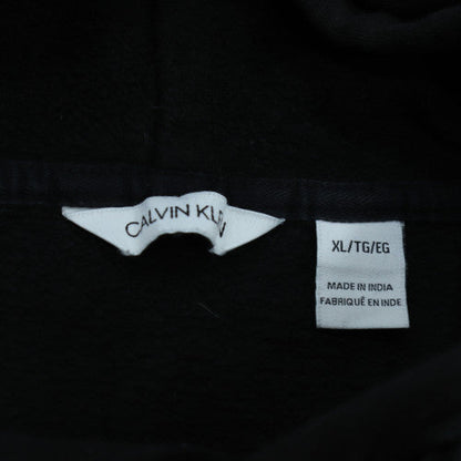 Calvin Klein Men’s Black XL Pullover Logo Hoodie Sweatshirt