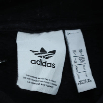 Adidas Men's Black Hoodie Medium Pullover 3-Stripes Classic Style