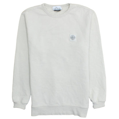 Stone Island Men's Beige Sweatshirt Medium Crew Neck Pullover