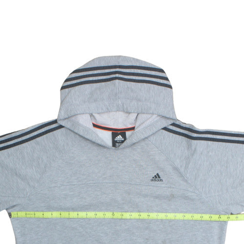 Adidas Men's Grey Pullover Hoodie XL Sports Essentials