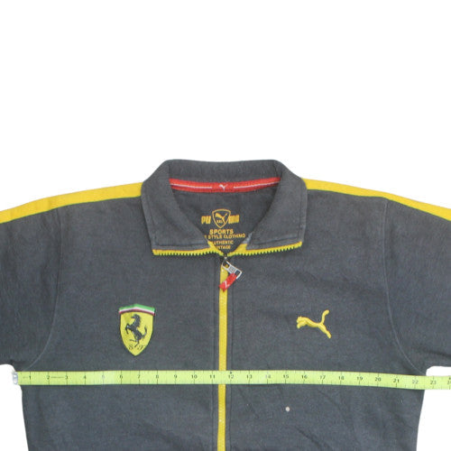 Puma Ferrari Men’s Grey Full Zip Sweatshirt 2XL Sports Style