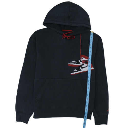 Jordan Men's Black Pullover Hoodie M Graphic Basketball Sportswear