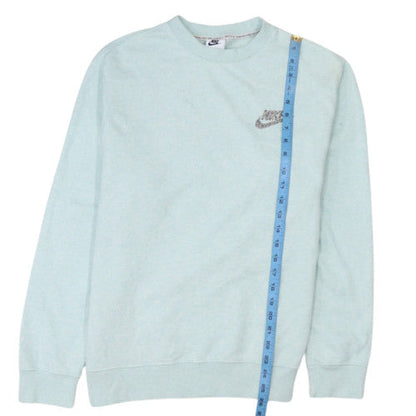 Nike Men's Blue Crew Neck Pullover Sweatshirt M Regular Fit
