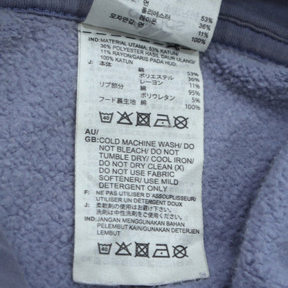 Adidas Men Blue XL Pullover Hoodie Fleece Logo Sportswear