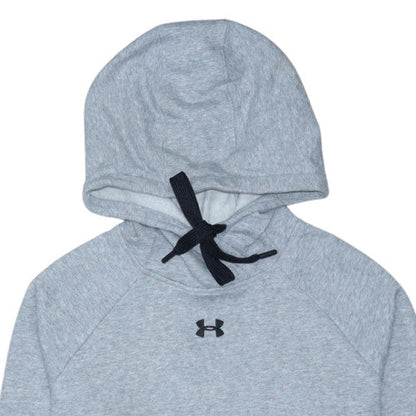 Under Armour Men's Grey Pullover Hoodie M Sports Fleece