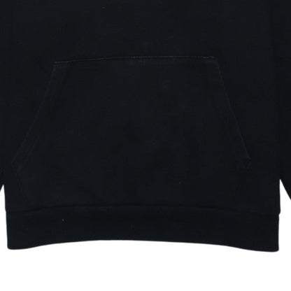 Puma Men's Black Pullover Hoodie M Sports Logo Fleece Sweatshirt
