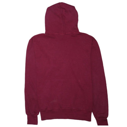 Champion Men’s Red Pullover Hoodie Large Fleece Logo Sweatshirt