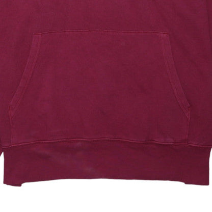 Champion Men’s Red Pullover Hoodie Large Fleece Logo Sweatshirt